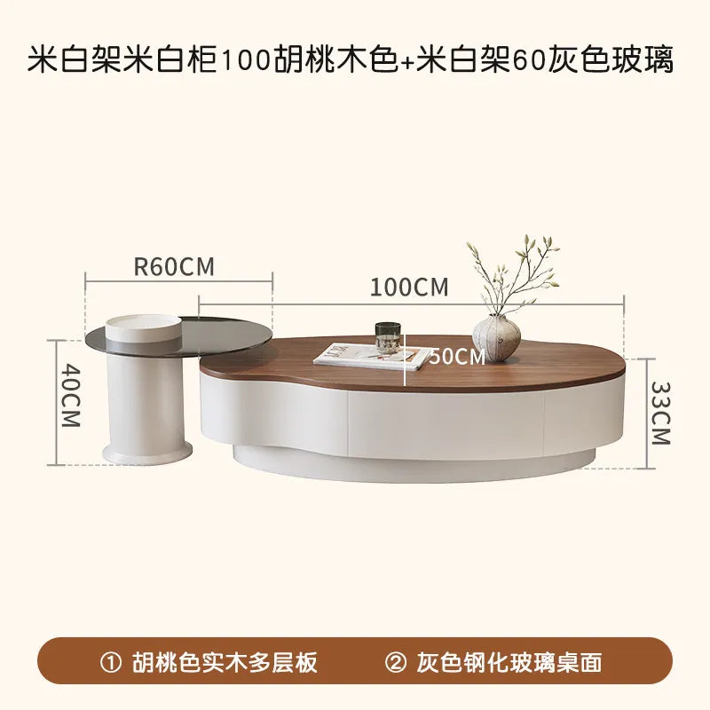 Designer Living Room Coffee Table Aesthetic Italian Writing Modern Coffee Table Decoration Unique Mesa Auxiliar Home...