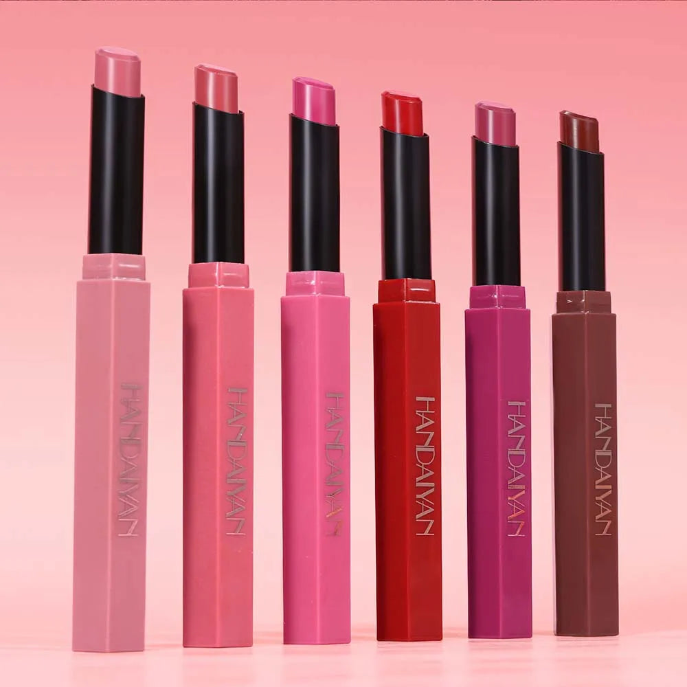 Red Matte Velvet Lipstick Waterproof Lasting Brown Lipstick Pencil Non Stick Cup Moisturize Lipstick Not Fading Sexy...