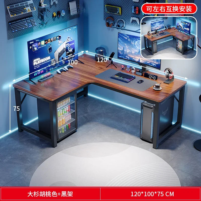 Study Storage Computer Desks Gaming Reading Pc Ergonomic Table Keyboard Notebook Accessories Mesas De Computador Home Furniture - Kimlud