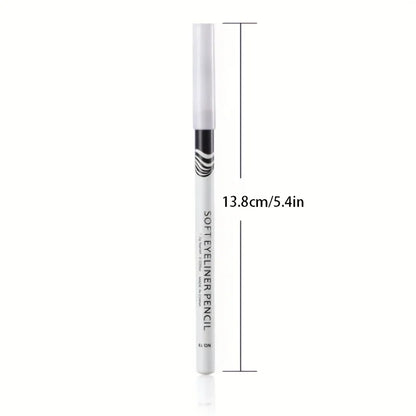 Wooden Rod White Inner Eyeliner Pen Eyelid Under Crease Pen Matte White Pen Beauty Eyeliner Easy Coloring | Kimlud...