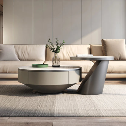Round Nordic Coffee Table Aesthetic Cheap Standing Unique Living Room Coffee Table Simple Clear Meubles Entrance Hall...