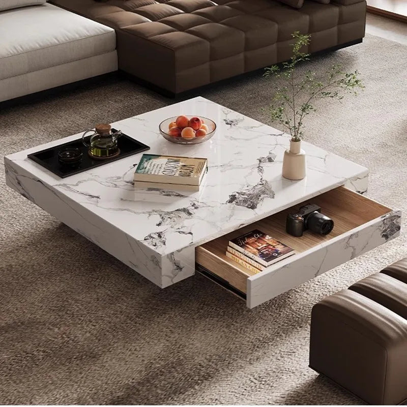 Decoration Living Room Minimalist Side Table Clear Cheap Unique Space Saving Coffee Table Nordic Mesas Bajas Home Furniture - Kimlud