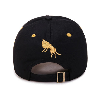 Totem Embroidered Baseball Cap Fashion Men Women Caps Spring And Summer Snapback Hip Hop Hat Adjustable Flame Sun Shading Hats - Kimlud