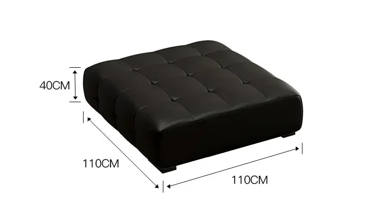 European Longer Sofa Luxury Leather Desig Lounge Living Room Sofa Modern Recliner Puffs Muebles Para El Hogar Couch Furniture