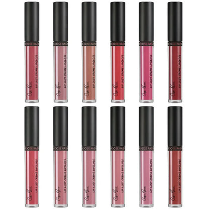 12 Colors Sexy Women Lipstick Waterproof Long Lasting Moist Lip Gloss Vivid Colorful Lipgloss Women Makeup maquiagem - Kimlud
