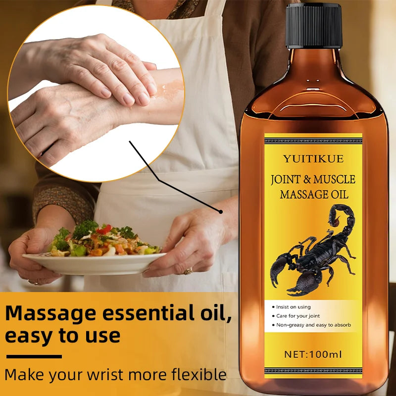 100ml Joint Massage Oil 2, Firming and Moisturizing Body, Massage SPA, Smooth Body Care, Natural Organic Plant Oils |...