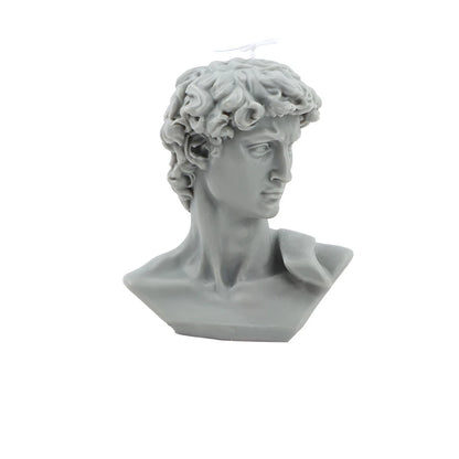 Fruit scented candles, natural plant scented white tea, lavender, David sculpted Aromatherapy candles 4.5X6.5cm