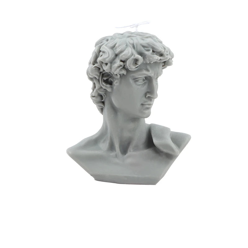 Fruit scented candles, natural plant scented white tea, lavender, David sculpted Aromatherapy candles 4.5X6.5cm