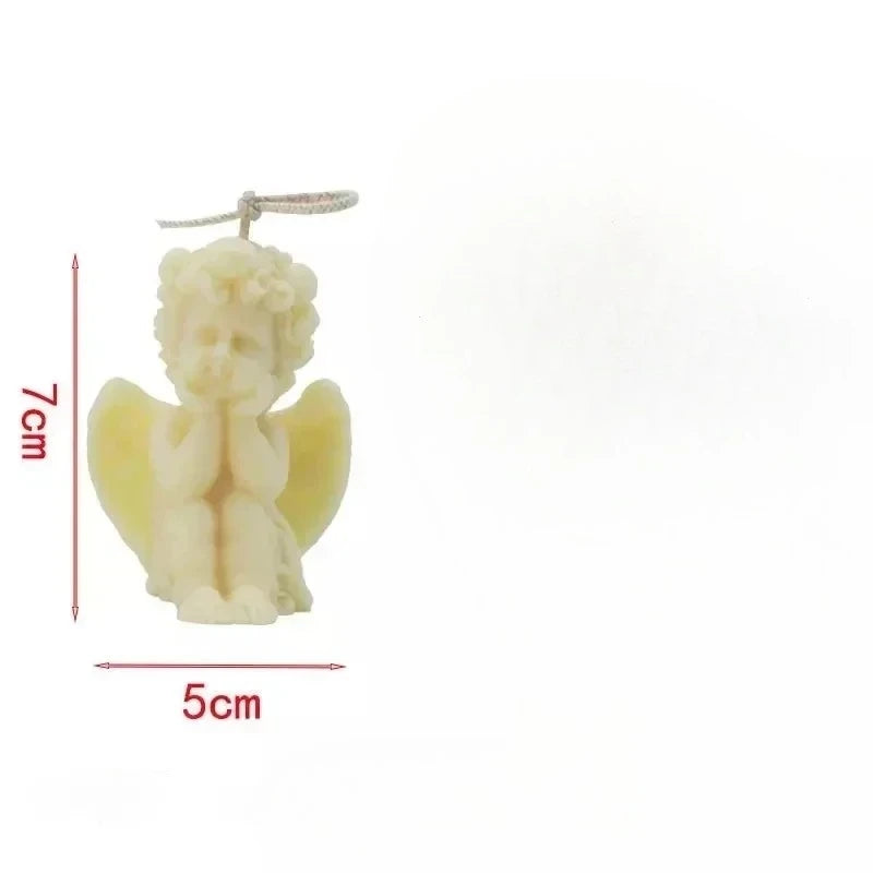 Cute Candles Cupid Angel Scented Candle Ins Small Art Decorative Aromatic Candles Home Fragrant Decoration Candle Posing Props