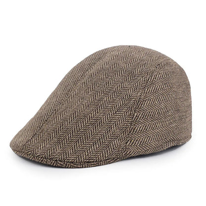 Fashion Berets Men High Quality Autumn Winter Wool Hat Herringbone Flat Cap Classical Artist Painter Hat Male Beret Caps...