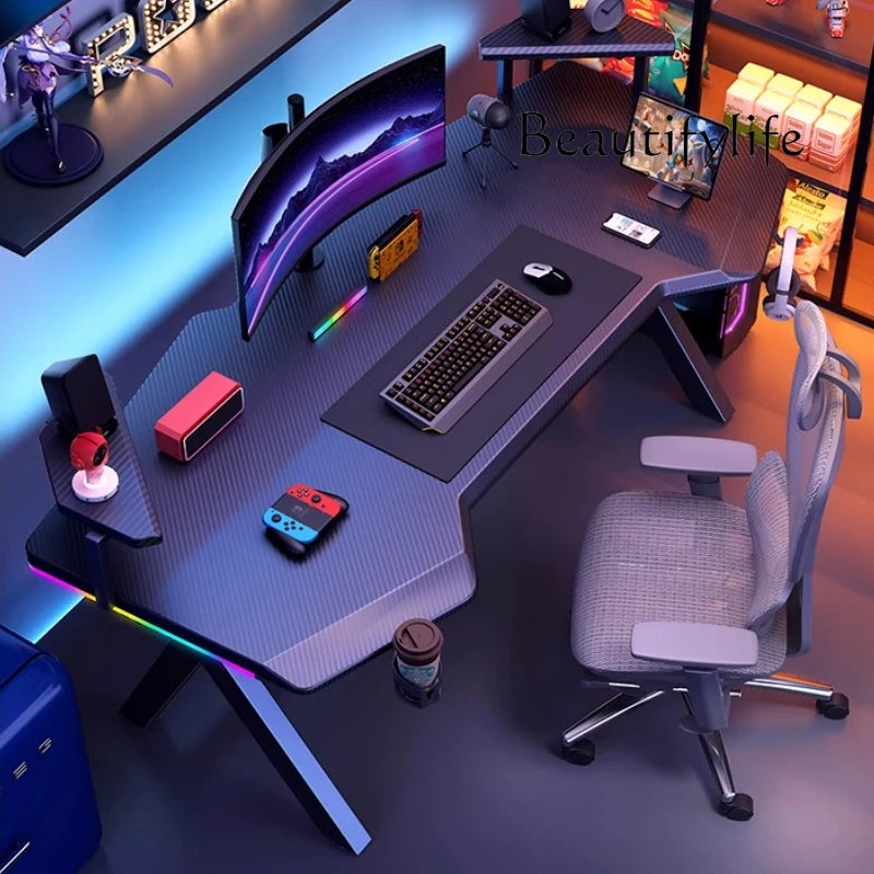 High End Console Computer Desks Organizers Setup Modern Bedroom Computer Desks Gadgets Creativity Mesas De Computador Furniture