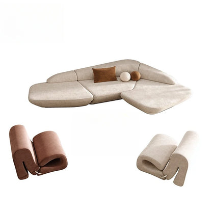 Aesthetics Curved Luxury Sofa Leisure Reception Corner Cute Sofa Office Negotiation Designer Art Muebles Entrance Hall...