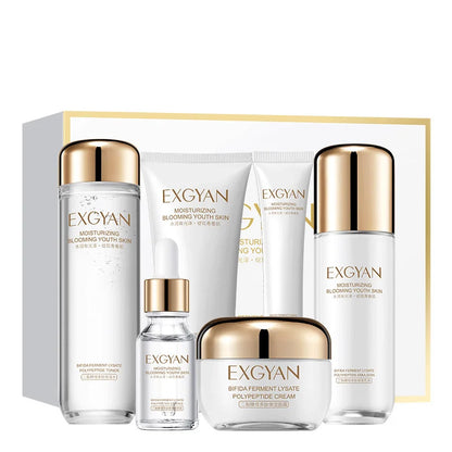Repair Skin Care Set 6PCS Face Cream Cleanser Toner Eye Cream Yeast Niacinamide Serum Moisturizing Brighten Oil Control...
