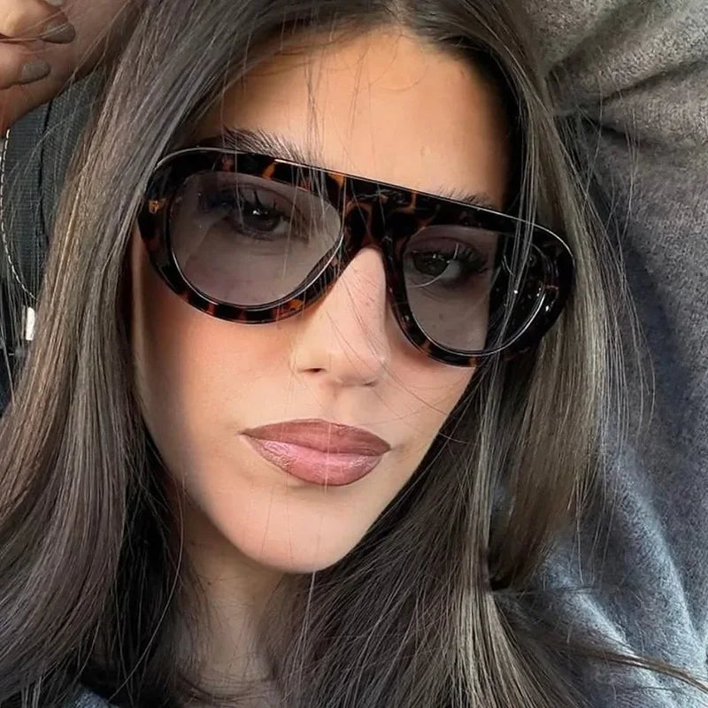 Fashion Oversized Hip Hop Sunglasses Men Women Shades Brand Designer Glasses Trend Male Punk Eyewear Female UV400 |...
