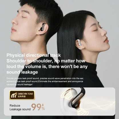 Smart AI Translation Headset True Wireless Sports Long-lasting Bluetooth Headset Stereo Sound Semi-in-ear Air Conduction...