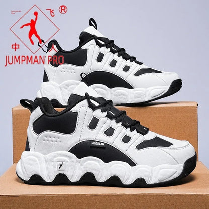 Jordan Grant Men's Shoes Versatile Thick Bottom Shock Absorption Heightening Student Wear-Resistant Dad Shoes Sporty Style - Kimlud