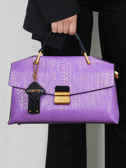 2026 New Retro Blue Snake-Shaped High-Grade Handbag Fashion Luxury Handbag Lightweight Large-Capacity One-Shoulder...