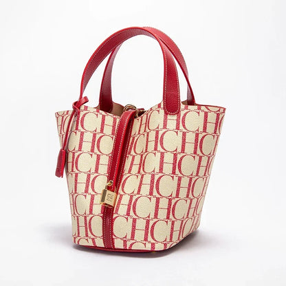 CH Large Capacity Commuter Travel Handbag Luxury Brand Fashion Texture Letter Printed Women's Shoulder Bag | Kimlud...