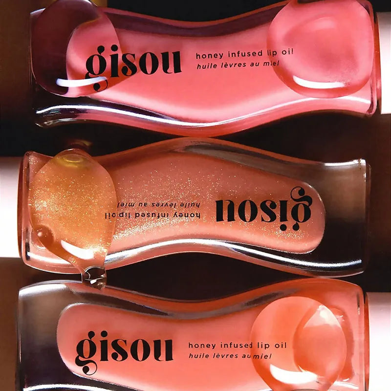 Gisou Moisturizing Glazed Plum Lip Balm Lip Oil Gloss Care Of The Lips Benetitnt For Lips Plumping Exfoliating Plumping...