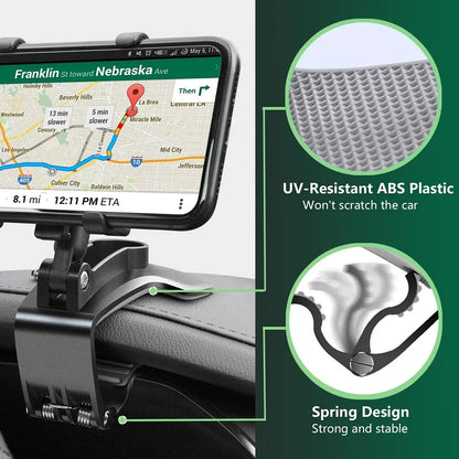 Universal Car Phone Holder Stand 360 Degree Rotation GPS Bracket Dashboard Clip Mount Car Mobile Phone Support in Car For iPhone