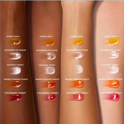 2025 Original Gisou Honey Watermelon Strawberry Essence Lip Oil Moisturizing Reduce Lip Lines Exfoliating Liquid Lip...