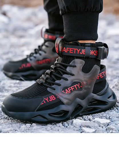 Man Safety Shoes Puncture-Proof Work Sneakers Lightweight Work Shoes Men Steel Toe Shoes Safety Boots Indestructible Shoes