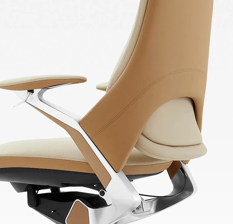 Computer Relaxing Office Chair Ergonomic Mobile Wheels Leather Office Chair Backrest Modern Sillas De Oficina Library...