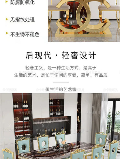 Kitchen Marble Dining Table Restaurant Side Chairs Living Room Study Dining Table Writing Office Muebles Commercial Furniture - Kimlud