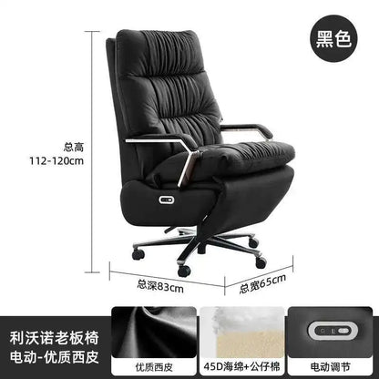 White Nordic Recliner Chair Ergonomic Bedroom Floor Modern Office Chair Working Conference Chaise De Bureau Office Furniture - Kimlud