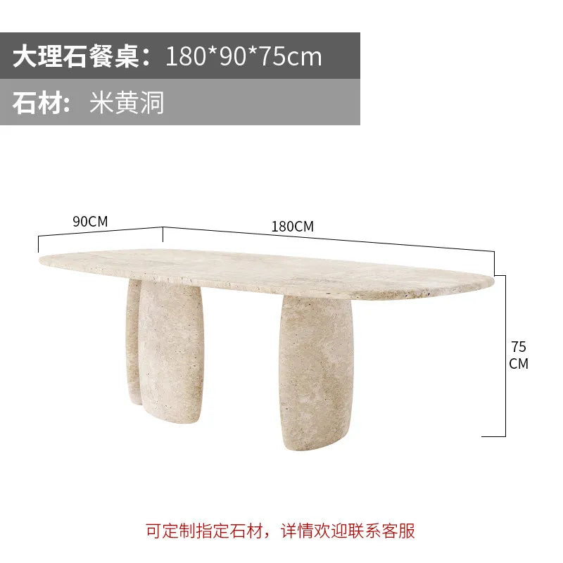 Kitchen Marble Dining Table Center Modern Nordic Designer Dining Table Reception Restaurant Mesas De Comedor Kitchen...