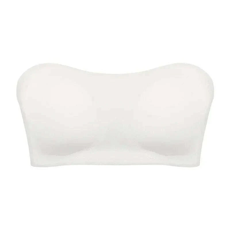 Popular Women's Strapless Bra Cross Side Buckle Underwear