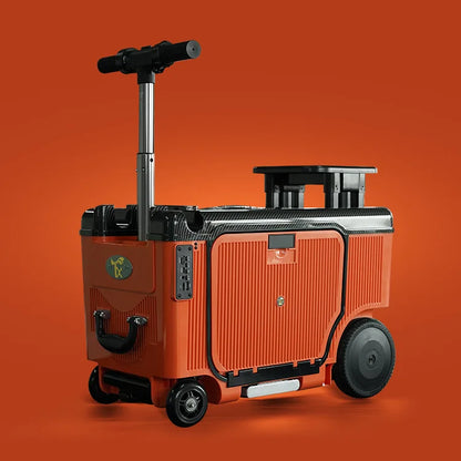 Electric Trolley Case Cleared To Board USB Charging TSA Customs Lock 20 Inch Electric Suitcase Luggage Small Scooter...
