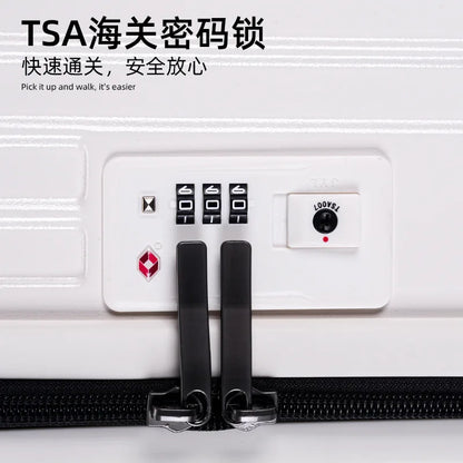 20 24 28 Inch Side Opening Expandable Luggage Rolling Carry on Trolley Suitcase on Wheels