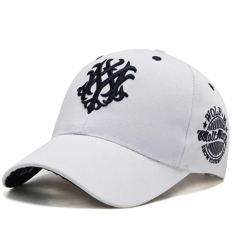 Totem Embroidered Baseball Cap Fashion Men Women Caps Spring And Summer Snapback Hip Hop Hat Adjustable Flame Sun Shading Hats - Kimlud