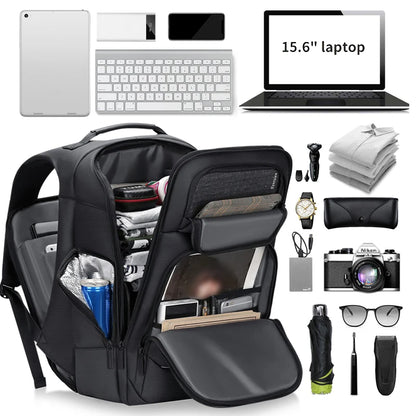 Fenruien Waterproof Backpacks USB Charging School Bag Anti-theft Men Backpack Fit 15.6 Inch Laptop Travel Backpack High Capacity