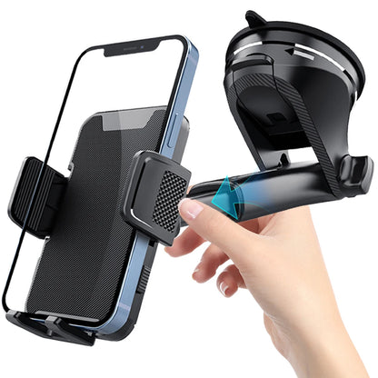 Gravity Sucker Car Phone Holder 360° Rotation Dashboard Mobile Phone Stand Universal Cell Phone Support for Trucks RVs Vehicles