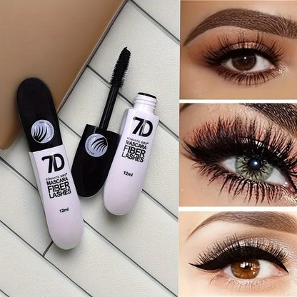 1/2/3PCS 7D Fiber Mascara Set Waterproof Durable Curling Mascara Sweatproof Anti-smudge Slimming Base Mascara for all...