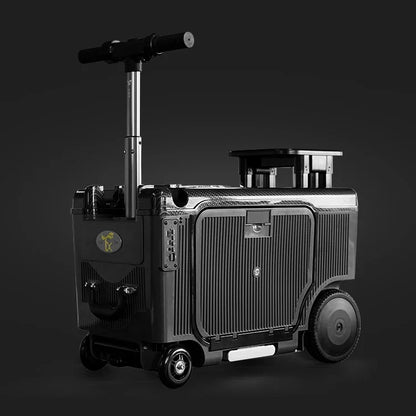 Electric Trolley Case Cleared To Board USB Charging TSA Customs Lock 20 Inch Electric Suitcase Luggage Small Scooter...