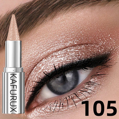 12 Colors Metallic White Black Purple Eyeshadow Pencil Glitter 1pc Liner Pen Highligter Long Lasting Blue Cream Eye...