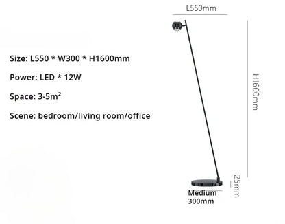 Hot Selling Wind Living Room Sofa Next To The Floor Light Modern Simple Sense Can Rotate The Hand Sensing Bedroom Floor Lamp - Kimlud