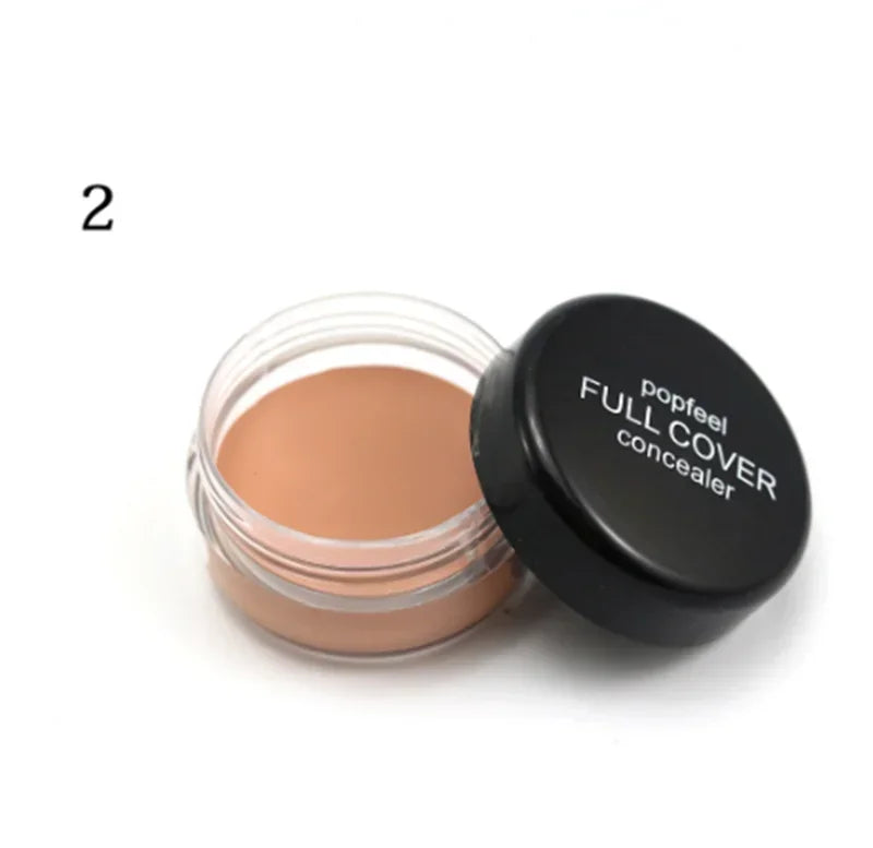 Popfeel Full Cover Concealer Hide Blemish Creamy MakeUp Face Lip Eye Foundation Makeup Contouring Corrector Make Up |...