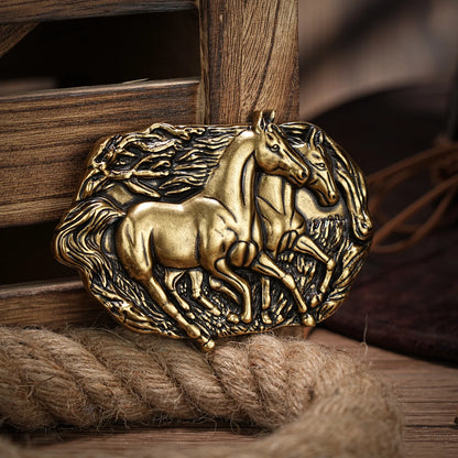 Western Belt Buckle Initial Vintage-Cowboy Rodeo Silver Large Belt Buckle for Men Women | Kimlud Mid Range Western