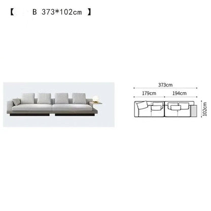 For Italian Minimalist Fabric Sofa Set Living Room Furniture Modern Sofa Set Living Room Furniture Sofa Set - Kimlud