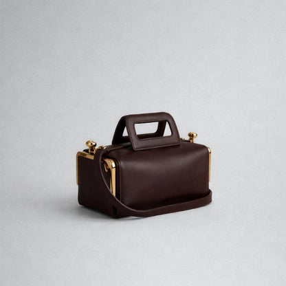 Luxury Retro Clip Handbag Luxury Designer Frame Handbag Large Capacity Zippered Crossbody Bag Fashion Women's Box Bag |...