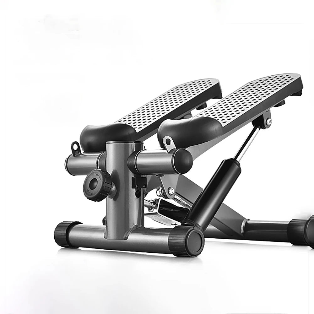 Mini Stepper Pedal Stepper Max 120kg Fitness Stepper LED Display Slimming Treadmill with Pull Rope Exercise Equipment