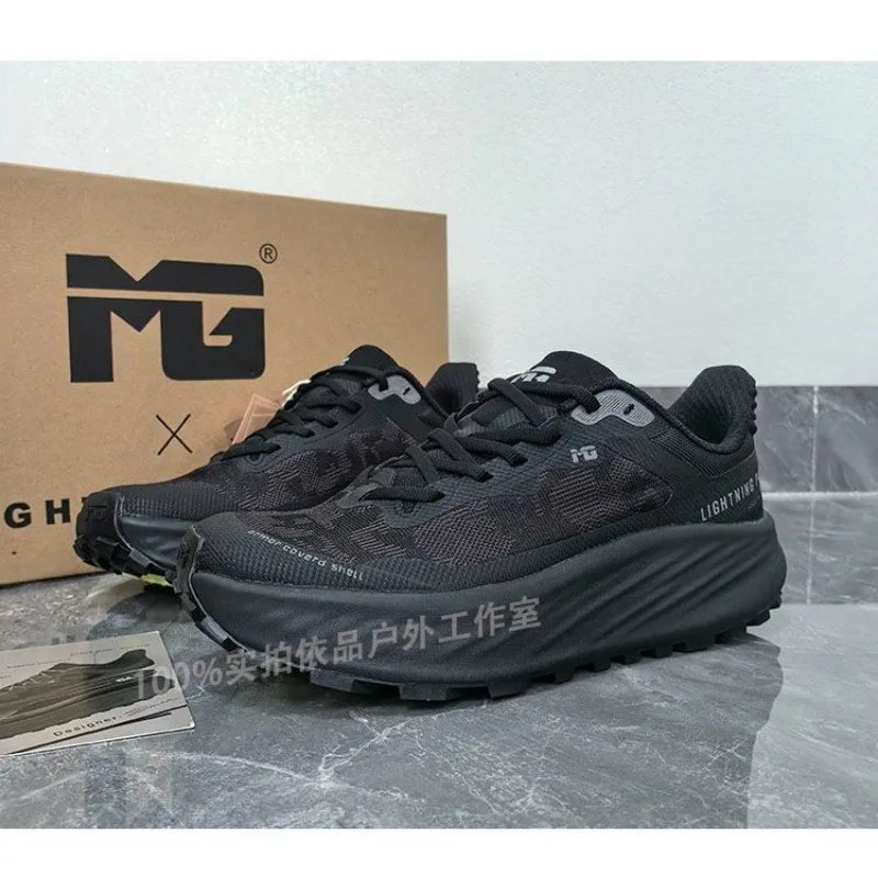 Original Brand Comfortable Wide Last All Terrain Off-road Running Shoe Couples Walking Jogging Shoe Anti Slip Trekking Sneakers