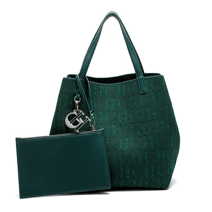 Large Capacity Letter Design Small Card Bag Accessories Handbag Fashion New Solid Color Women's Bucket Bag - Kimlud