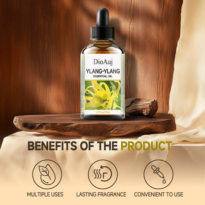DioAuj Ylang Ylang Aromatherapy Oil Angel Aromatherapy Essential Oil Suitable for Skin Aromatherapy Candle Making with Dropper