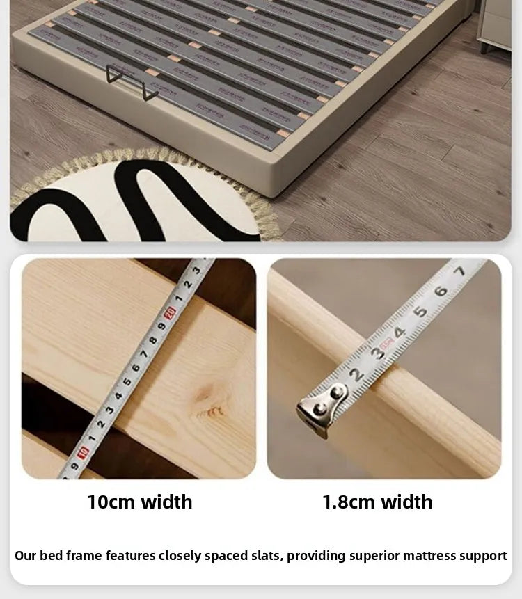 Soft package master bedroom, high-end and atmospheric storage with storage drawers, modern, simple and convenient double bed