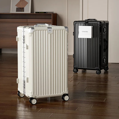 Multifunctional Suitcase Large Capacity 30inch Thickened Sturdy Aluminum Frame Travel Suitcase Trolley Case Extra Large...